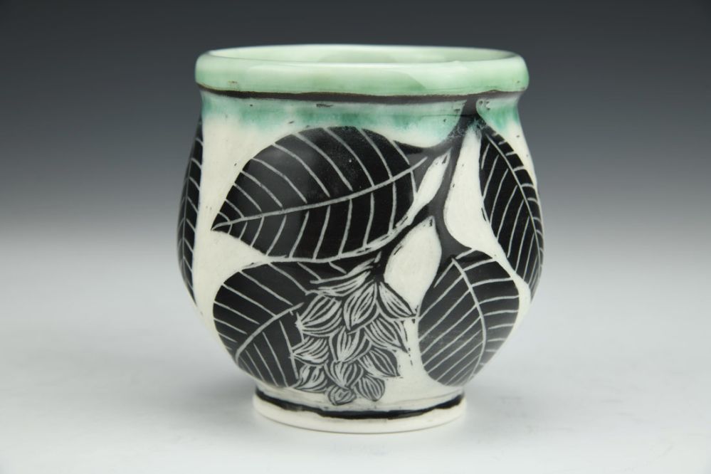 American Hop Hornbeam Teabowl