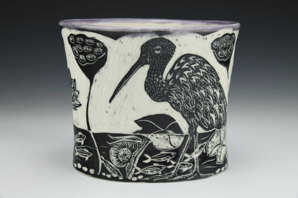 Limkin in American Lotus Oval Vase