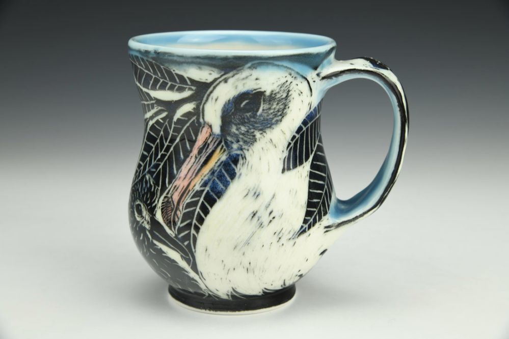 Laysan Albatross and Chick Mug