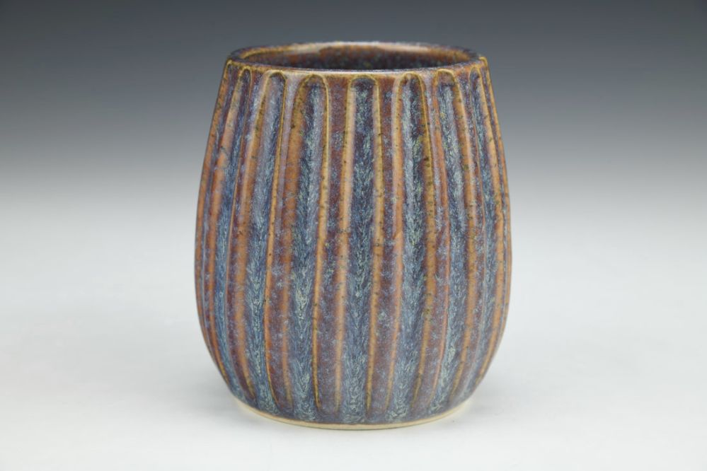 Moonlight Faceted Tulip Wine Tumbler