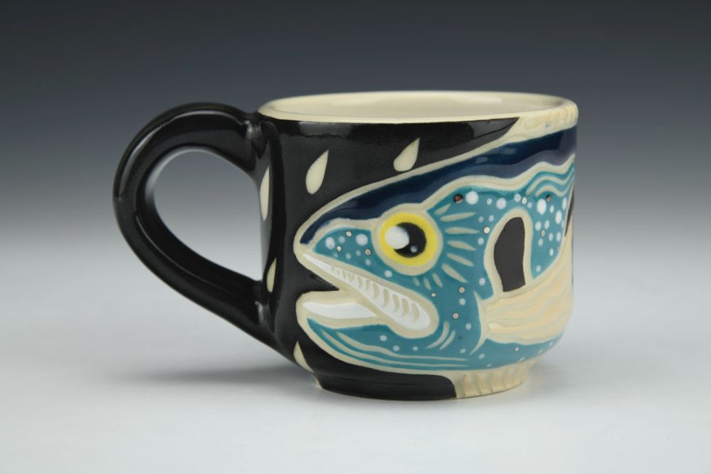 Rainy Trout Espresso Cup