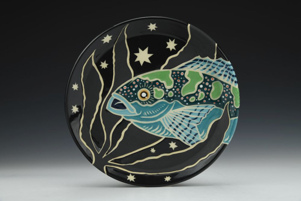 If Fish Could See Stars Serving Plate