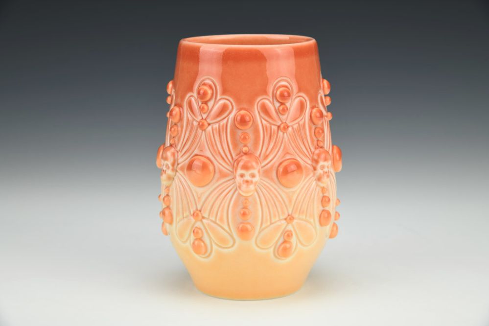 Mimosa Cup with Skulls