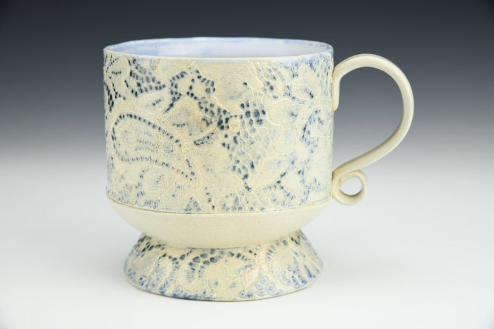 Blue Lace Mug