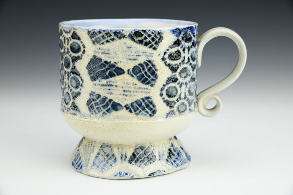 Blue Lace Mug