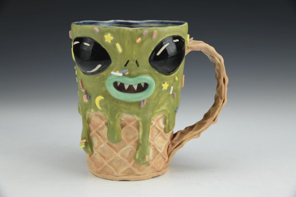 Alien Ice Cream Mug
