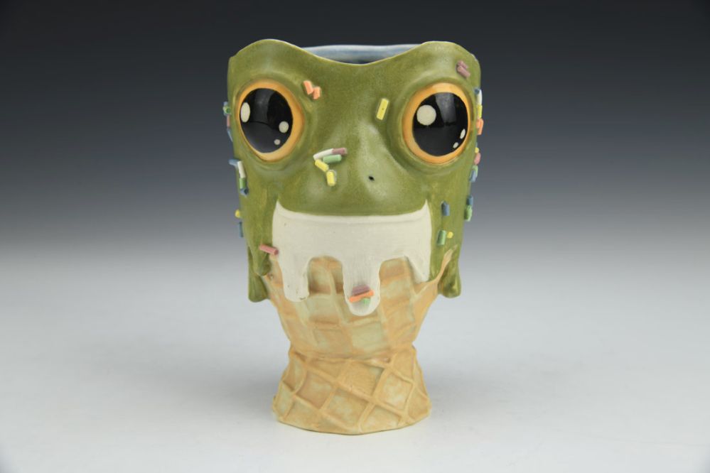 Frog Ice Cream Yunomi
