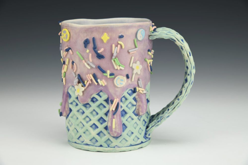Purple Ice Cream Party Mug