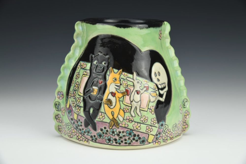 Apocalyptic Happy Hour Vase