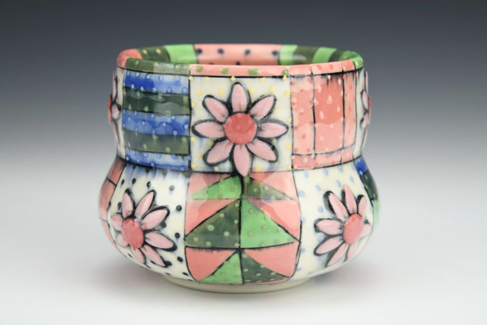 Spring Quilt Teabowl