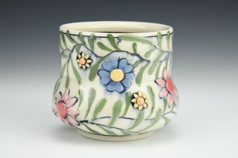 Vines and Flowers Teabowl