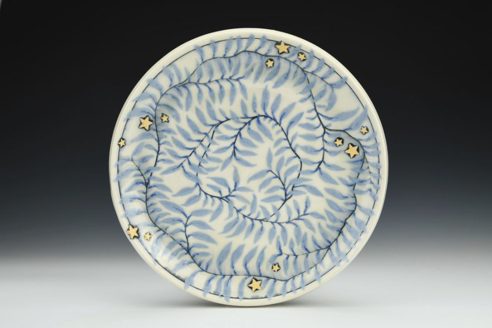 Blue Vines Plate