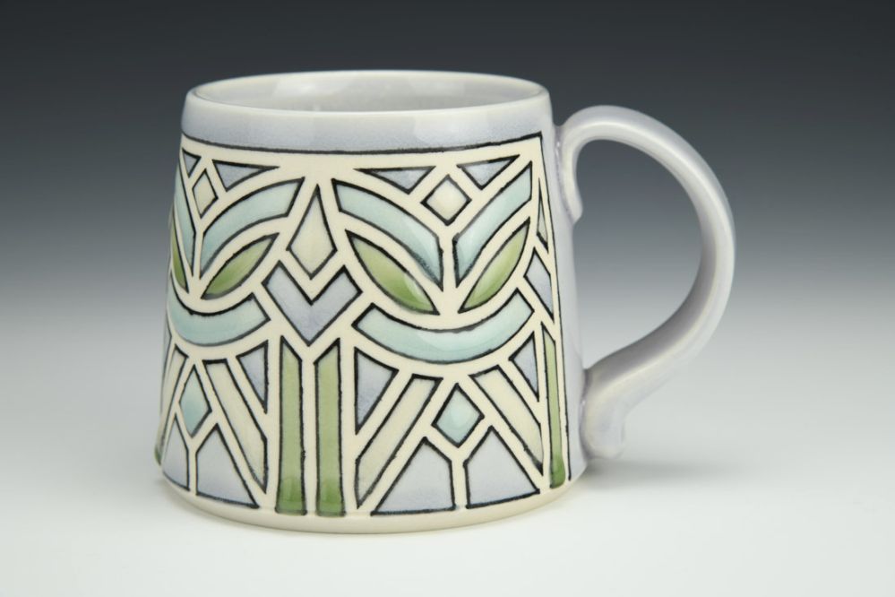 Stained Glass Mug in Alexandrite