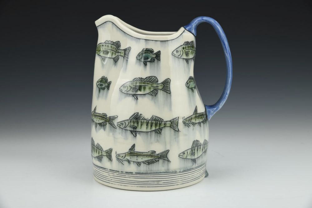 Mississippi River Fish Pitcher