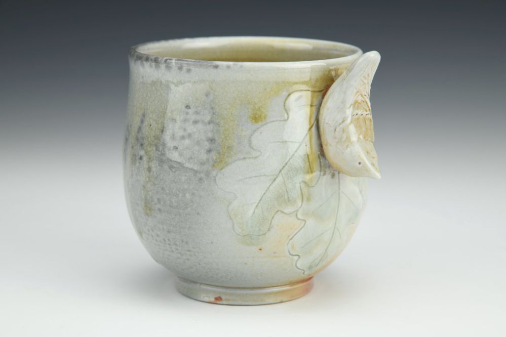 Nuthatch and Oak Cup
