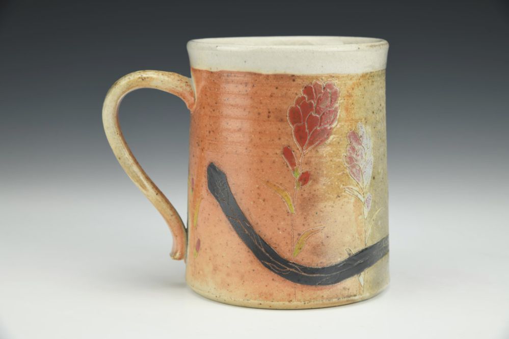 Snake and Paintbrush Mug