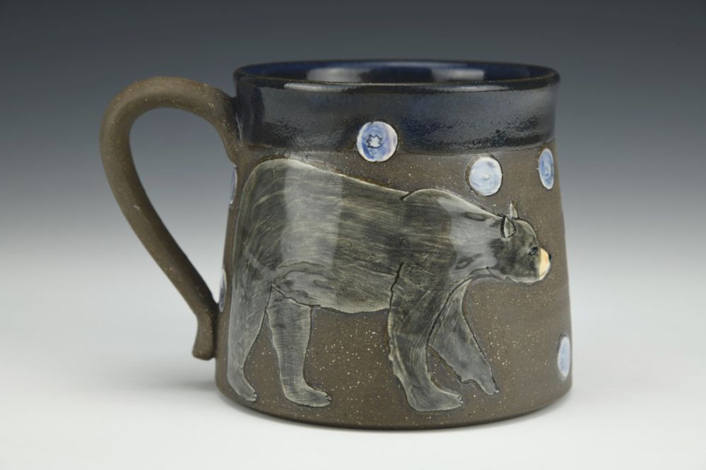 Bear with Blueberries Mug