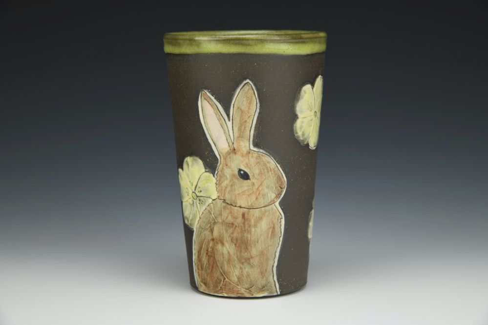 Bunny with Buttercups Tumbler