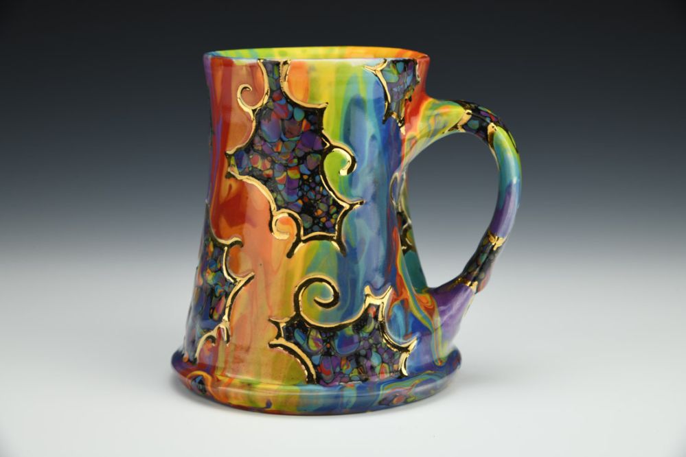 Gilded Nebula Mug