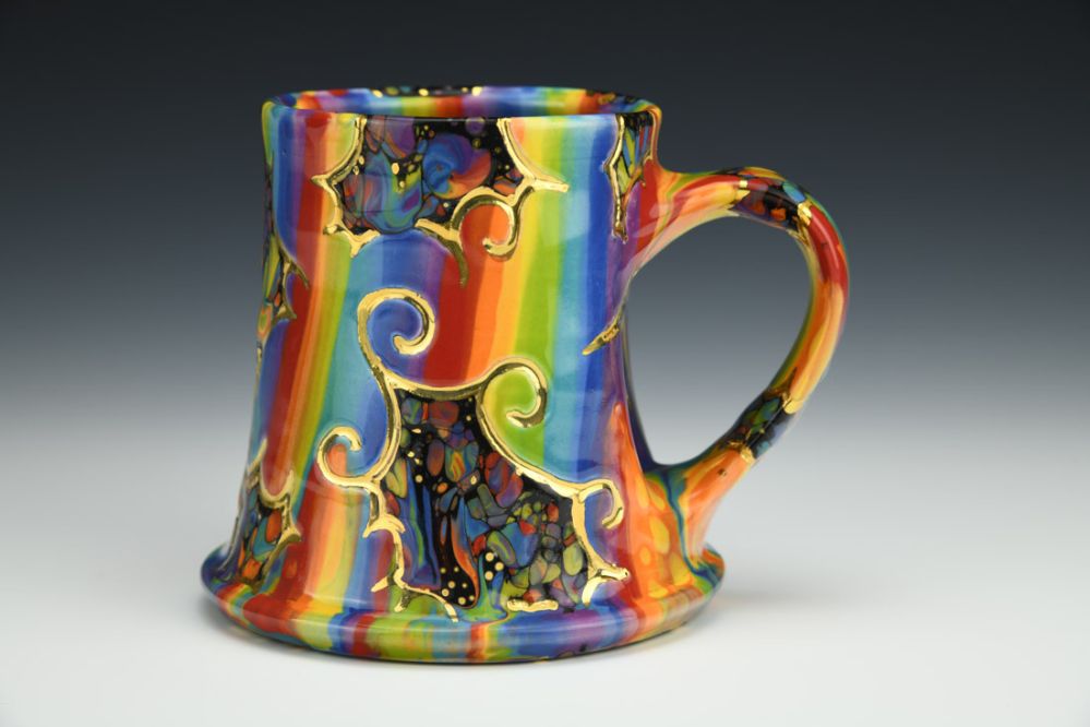 Gilded Nebula Mug