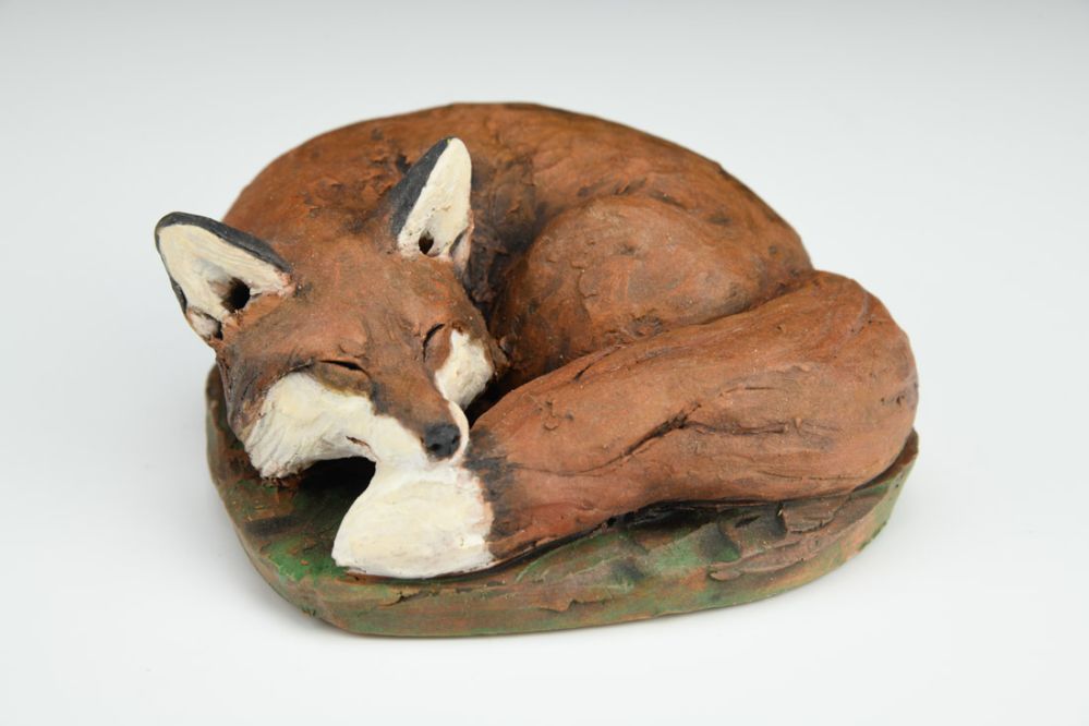 Red Fox Sculpture