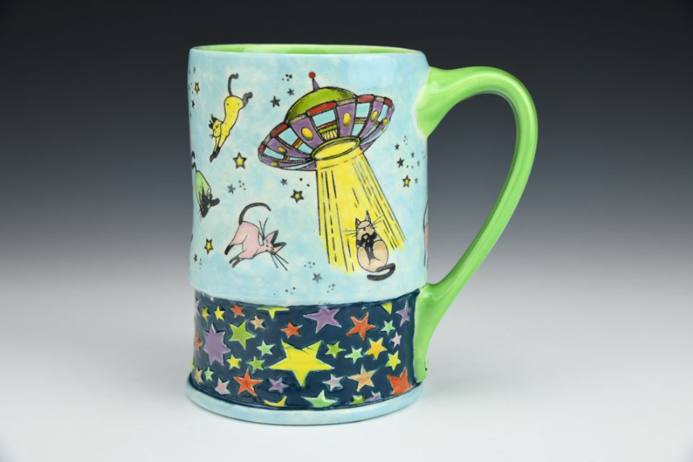UFOs and Cats Mug