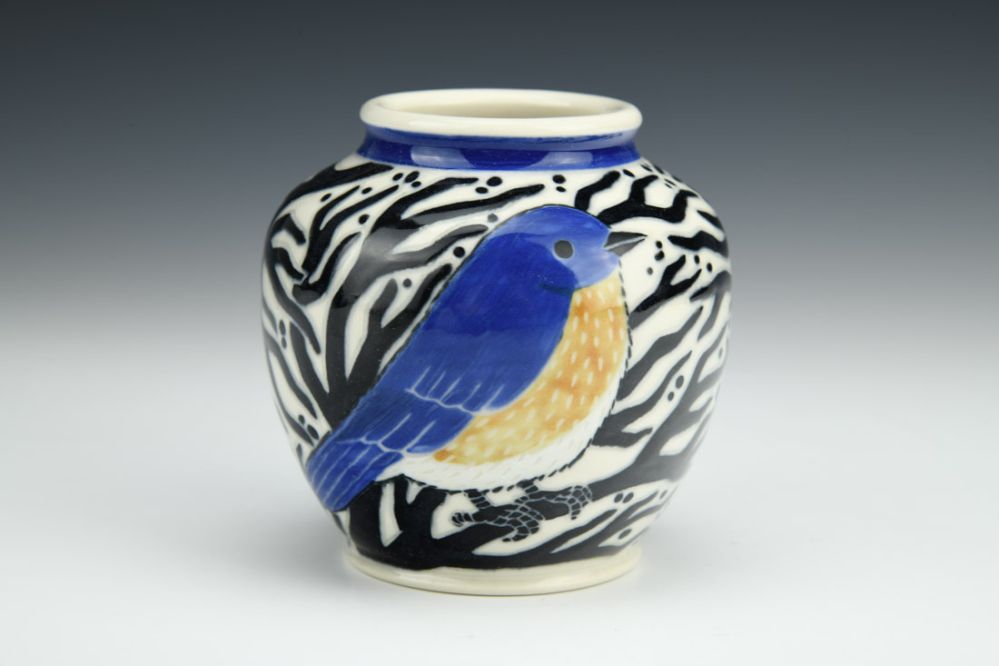 Bluebird Vase