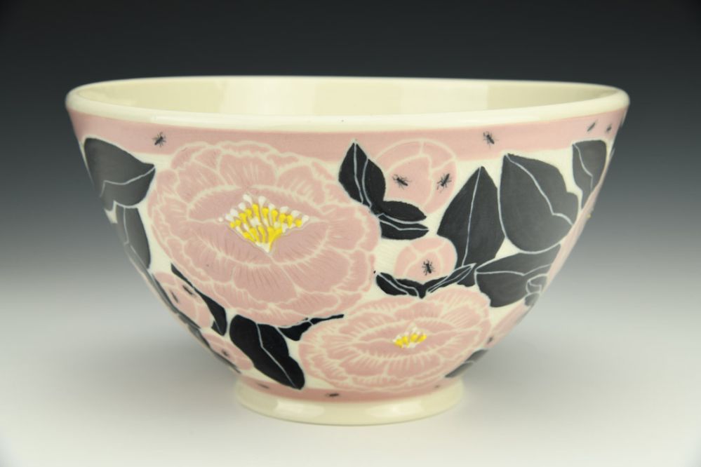 Peony Serving Bowl