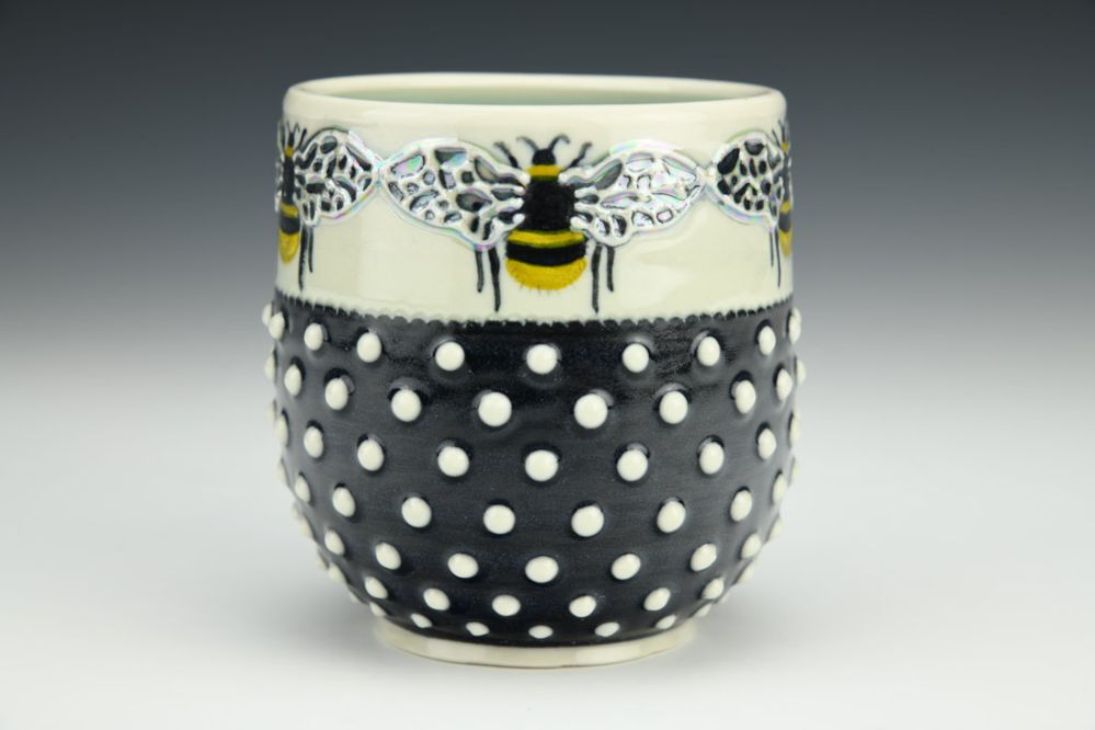 Bees & Dots Cup