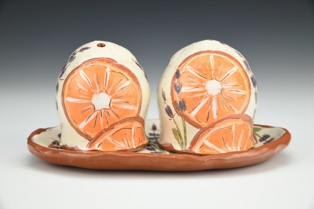 Orange Lavender Shaker Set