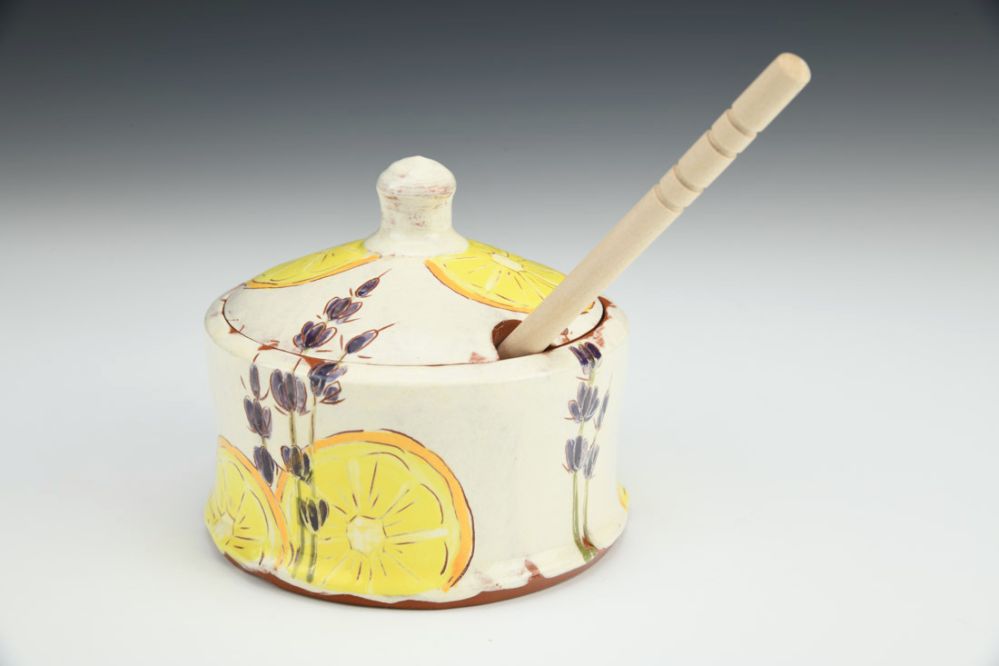 Lemon Lavender Honey Pot and Wand