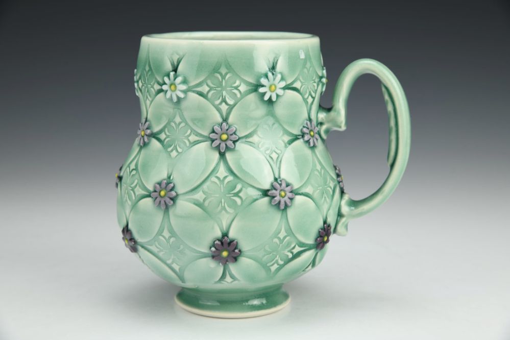Green Aster Cup