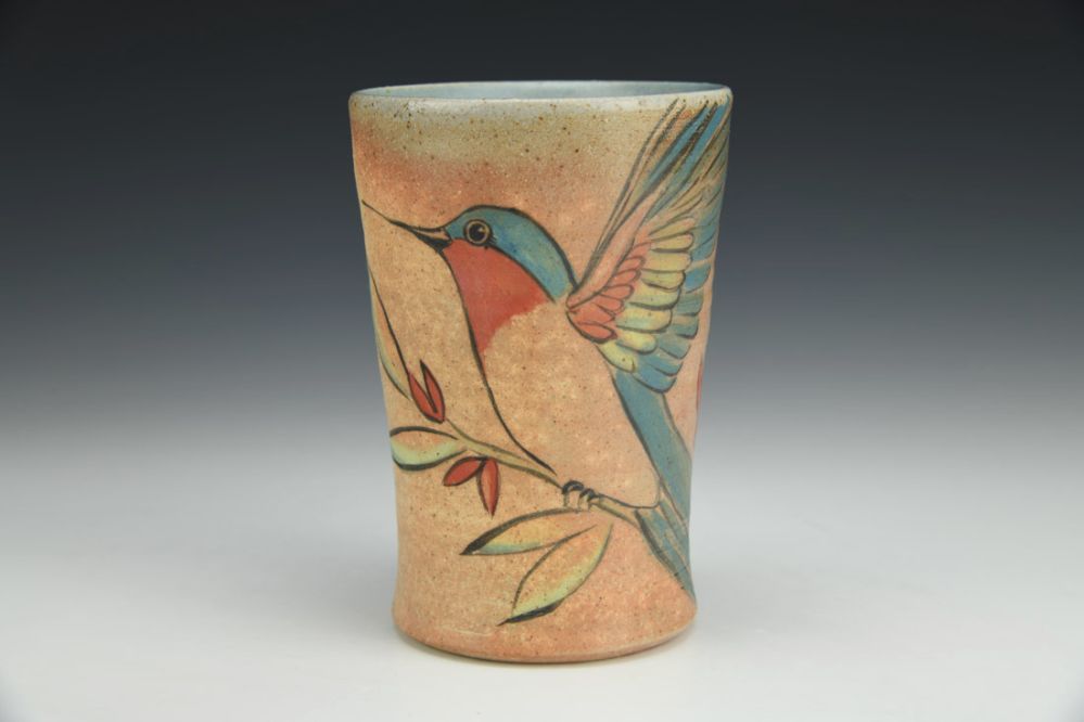 Hummingbird Petite Vase