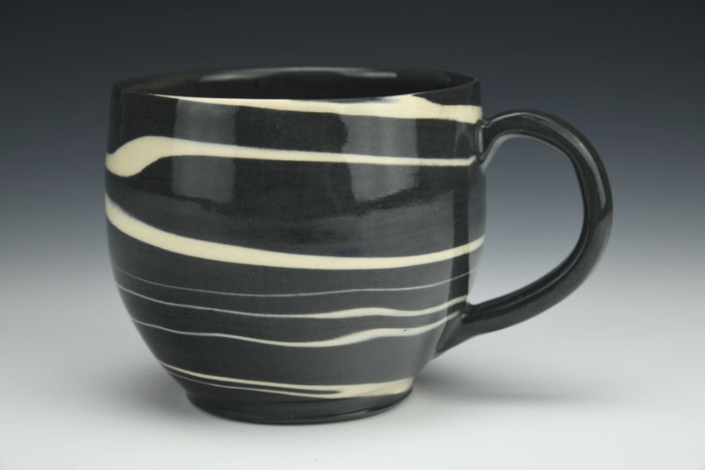 White Swirl Mug