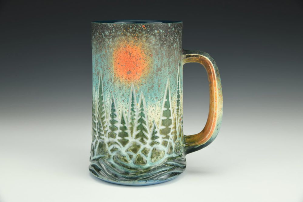 River Rock Sunset Mug