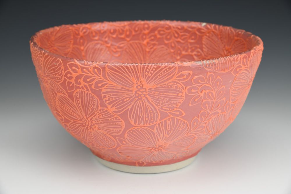 Mango Orange Flowers Bowl