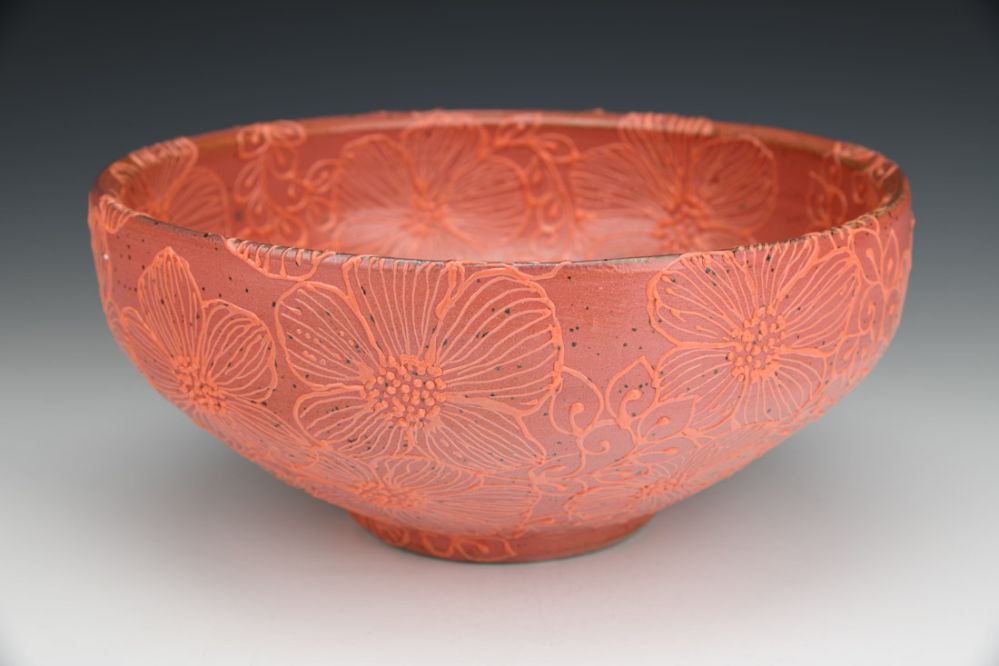 Mango Orange Flowers Bowl