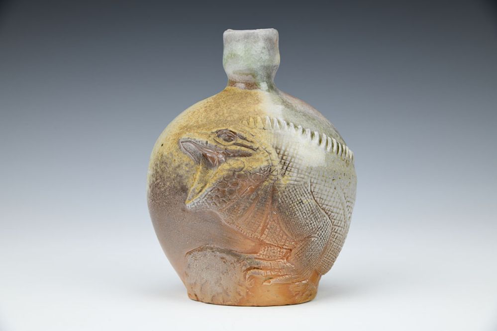 Jamaican Iguana Flask