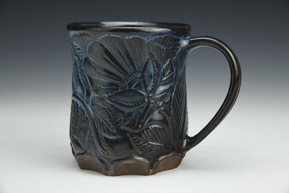 Blue Chocolate Mug