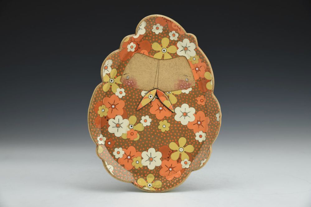 Beard Side Plate - Orange