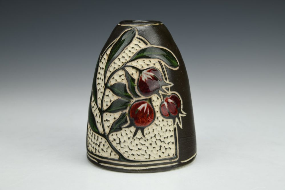 Pomegranate Bud Vase