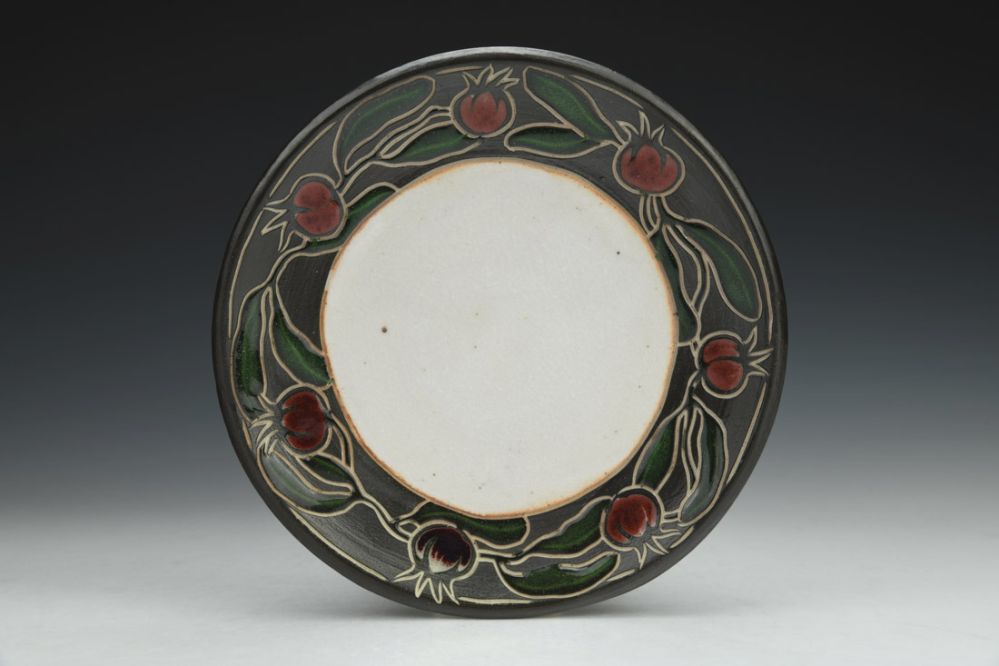 Pomegranate Dessert Plate