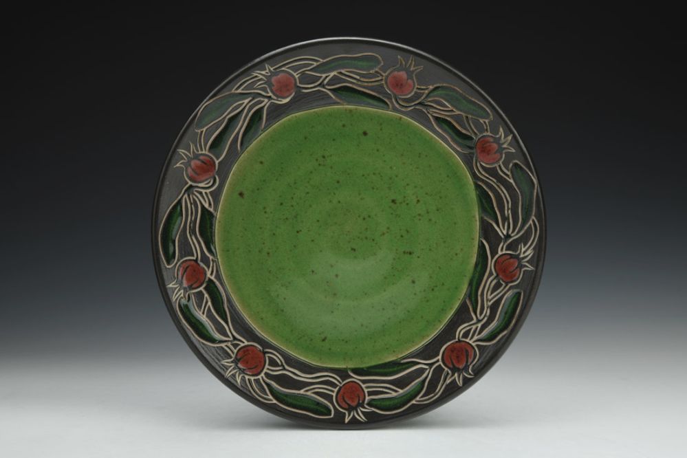 Pomegranate Dinner Plate