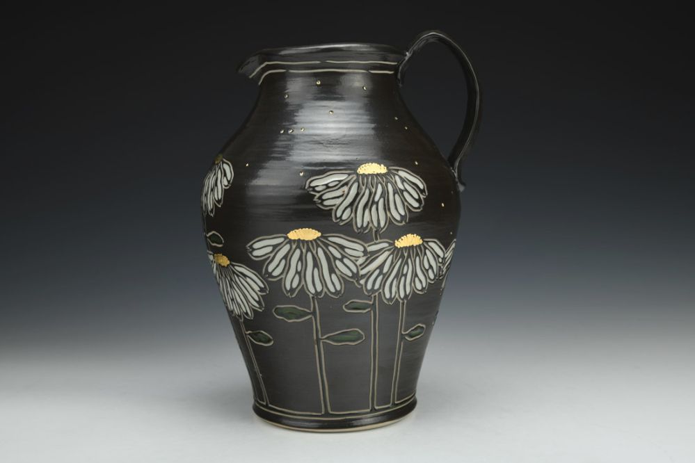 Golden Daisy Pitcher