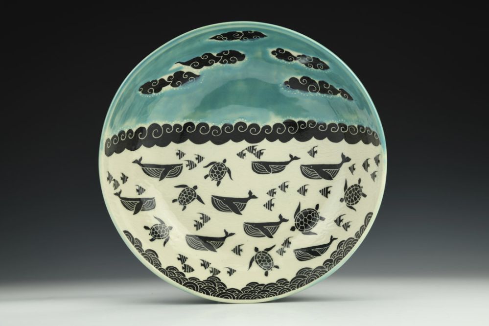 Whale Serving Bowl