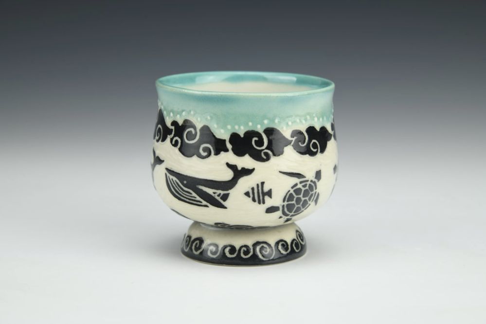 Whale/Turtle Teacup