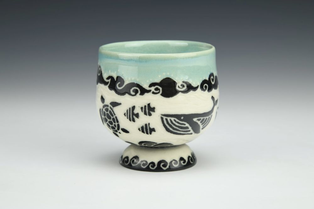 Whale/Turtle Teacup