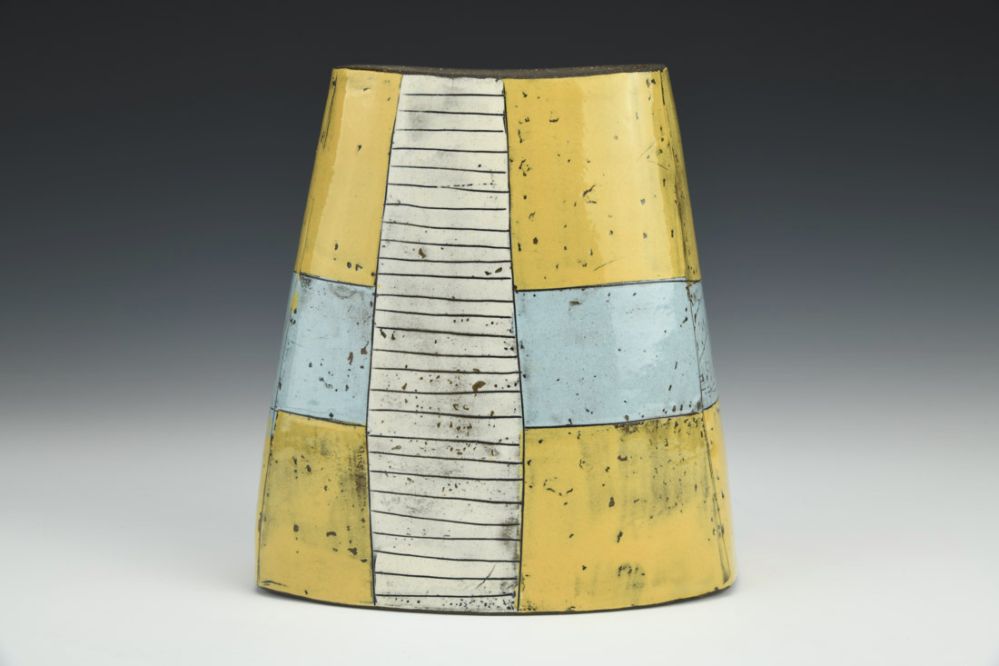 Vase - Yellow and Blue