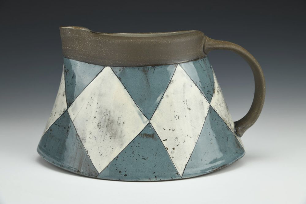 Oval Pitcher - Blue