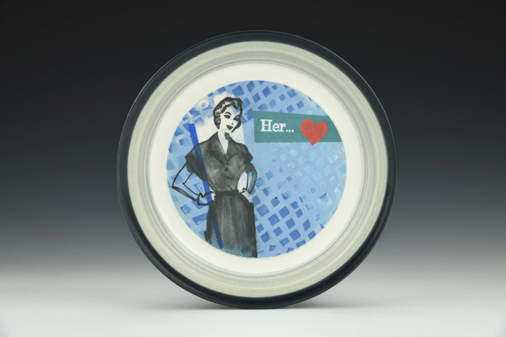 Her. Tondo Plate
